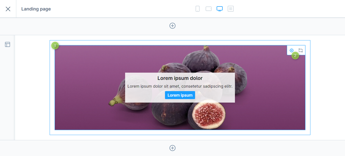 ThemeWare® "Call-to-Action" konfigurieren