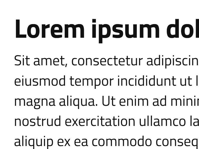 Titillium Web